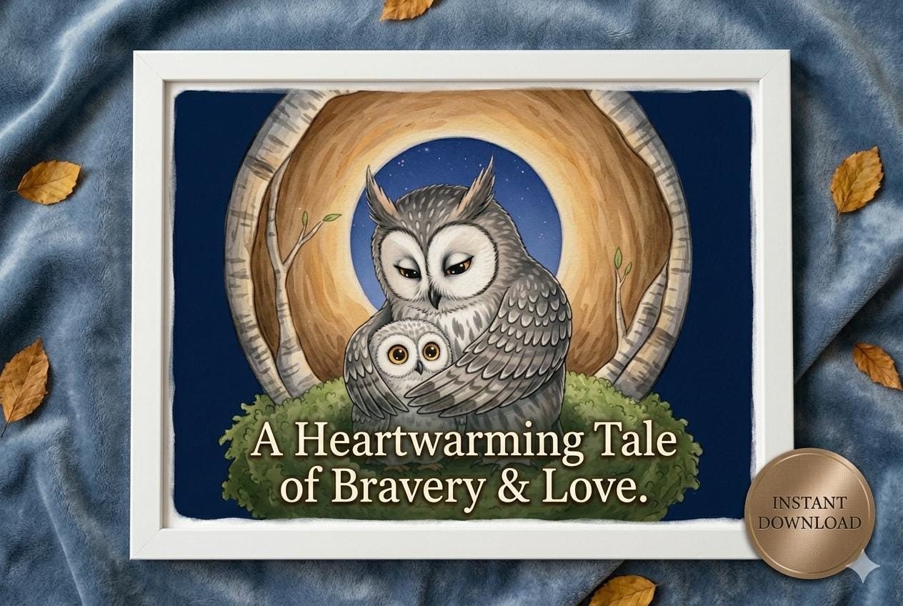 Arlo's First Flight Owl Storybook: Bedtime Tale for Kids (Digital Download)
