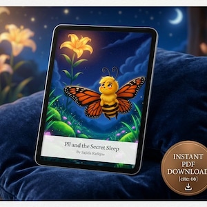 Pil and the Secret Sleep: Butterfly Bee Bedtime Story (PDF Download)