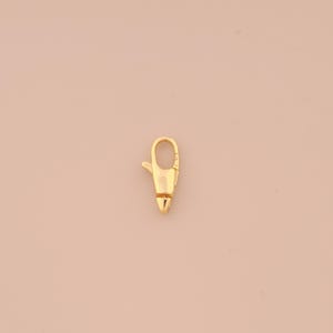 18K Gold Filled Lobster Clasp Gold Claw Clasp Lobster Clasp for DIY Bracelets Necklaces Jewelry Accessories Making