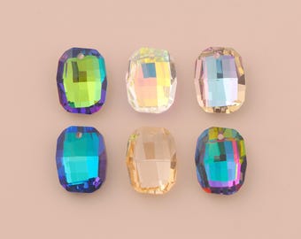 Wisiorek z kryształu graficznego, zawieszki Crystal AB, kryształ austriacki, wyprodukowany w Austrii do tworzenia bransoletek, naszyjników, akcesoriów do biżuterii DIY