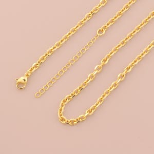 Collar Rolo relleno de oro de 18 quilates, collar de cadena de oro, joyería delicada, collar, regalo de cumpleaños, regalo de San Valentín