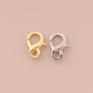 18K Gold Filled Lobster Clasp Gold Claw Clasp Lobster Clasp for DIY Bracelets Necklaces Jewelry Accessories Making