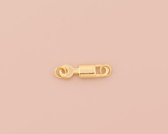 Colgante de llave con candado relleno de oro de 18 quilates, dije de llave con candado dorado para hacer pulseras, collares y accesorios de joyería.