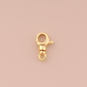 18K Gold Filled Lobster Clasp Gold Claw Clasp Lobster Clasp for DIY Bracelets Necklaces Jewelry Accessories Making