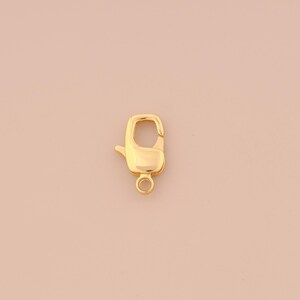 18K Gold Filled Lobster Clasp Gold Claw Clasp Lobster Clasp for DIY Bracelets Necklaces Jewelry Accessories Making