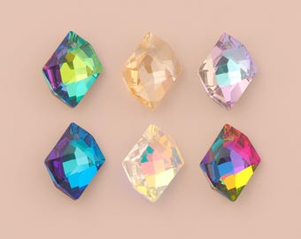 Wisiorek z kryształu kosmicznego, zawieszki Crystal AB, kryształ austriacki, wyprodukowany w Austrii do tworzenia bransoletek, naszyjników, akcesoriów do biżuterii DIY