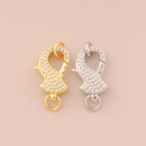 18K Gold Filled Lobster Clasp Gold Claw Clasp Lobster Clasp for DIY Bracelets Necklaces Jewelry Accessories Making