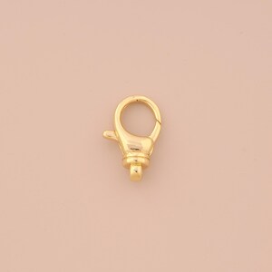 18K Gold Filled Lobster Clasp Gold Claw Clasp Lobster Clasp for DIY Bracelets Necklaces Jewelry Accessories Making