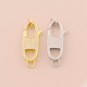 18K Gold Filled Lobster Clasp Gold Claw Clasp Lobster Clasp for DIY Bracelets Necklaces Jewelry Accessories Making