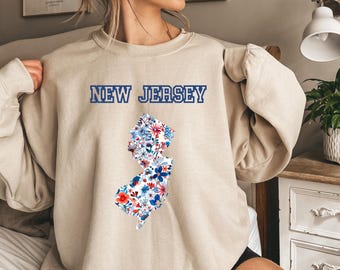 New Jersey Favorite Shirt, New Jersey State Map Shirt, New Jersey  Gift T-Shirt,  New Jersey Home Shirt, USA States Shirt, Home StateShirts.