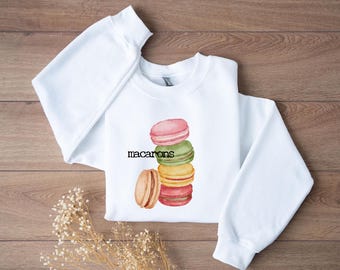 Macaron Shirt Cottagecore Aesthetic Dessert Tshirt Macaron Dealer Baking Gift Macaron Dealer Cookie Tee French Macaron Obsessed Sweatshirt
