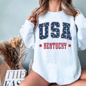 Kentucky State Pride Shirt: USA Patriotic Gift