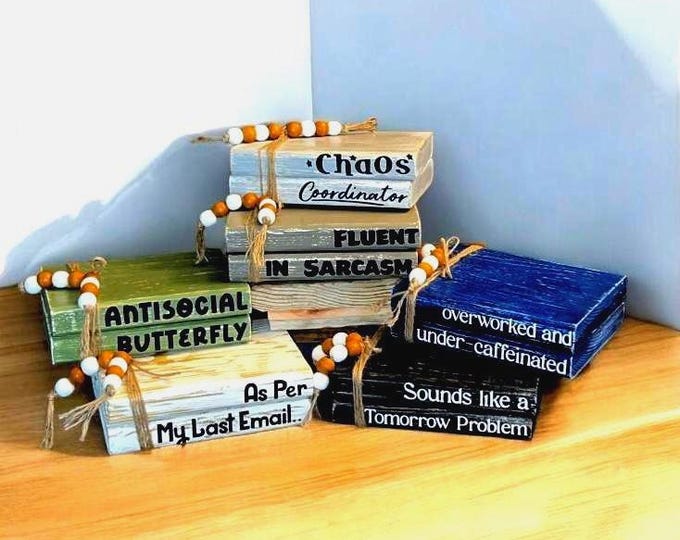 Office Humor Book Stack