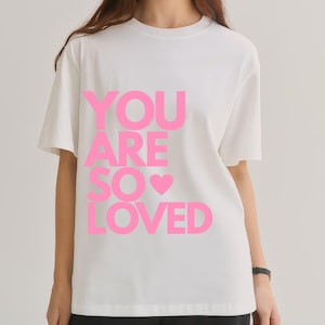 You Are So Loved tshirt  aesthetic comfort colors tshirt, The secret of us tee, Trending Tee