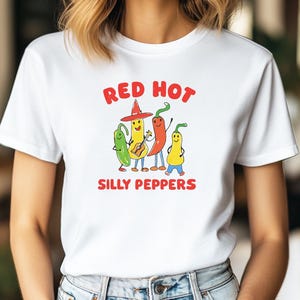 Red Hot Silly Peppers - T-Shirt Geschenk Sommerzeit png
