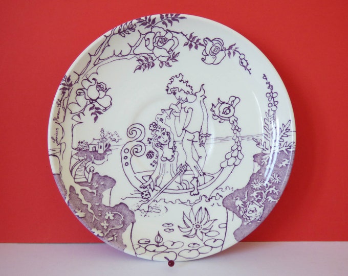 Louis Rosen Schmidt for Irma Denmark Wedgwood Large Saucer