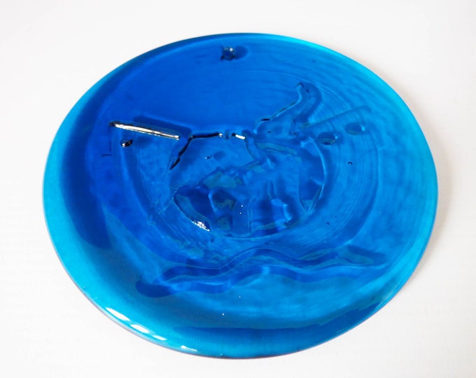 1960's Holmegaard sun catcher by Micheal Band, Danish