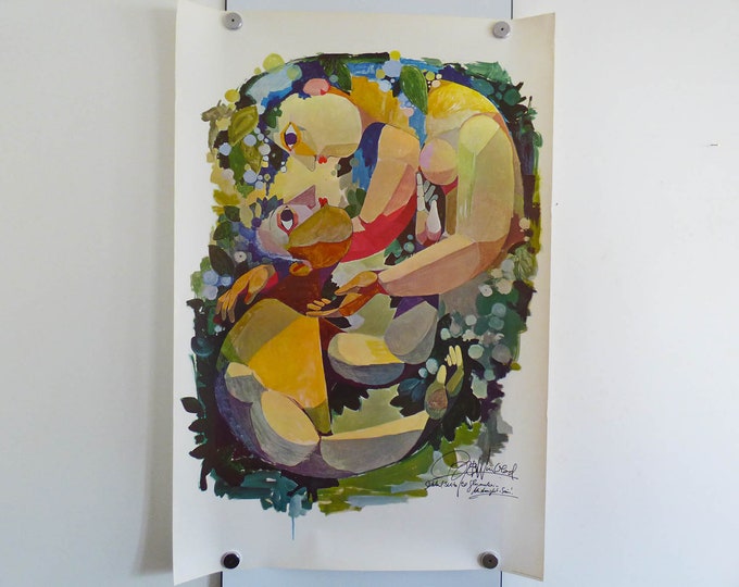 Bjorn Wiinblad Poster MIdnight Sun Original poster