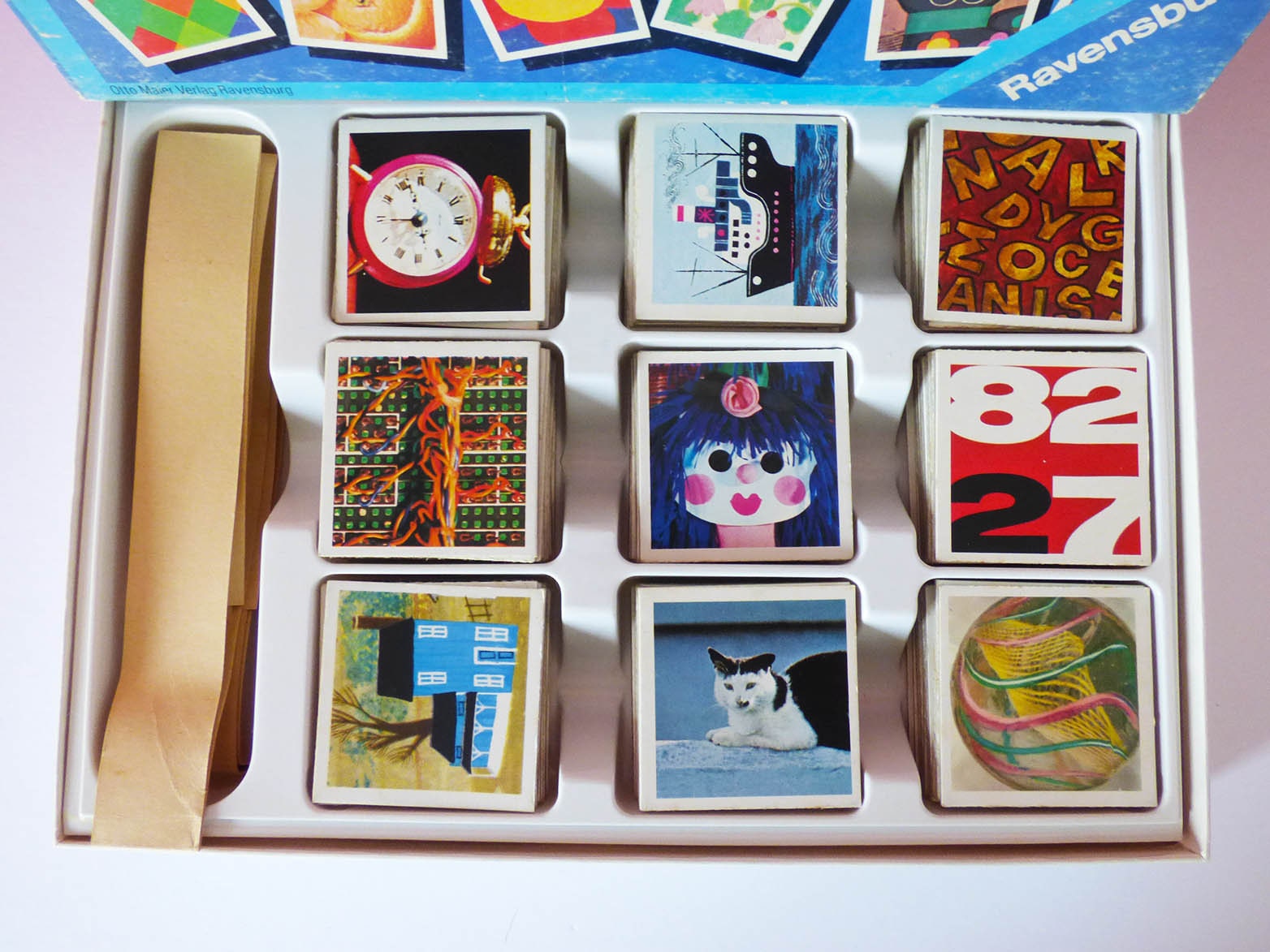 Complete 1974 Ravensburger memory game Eames