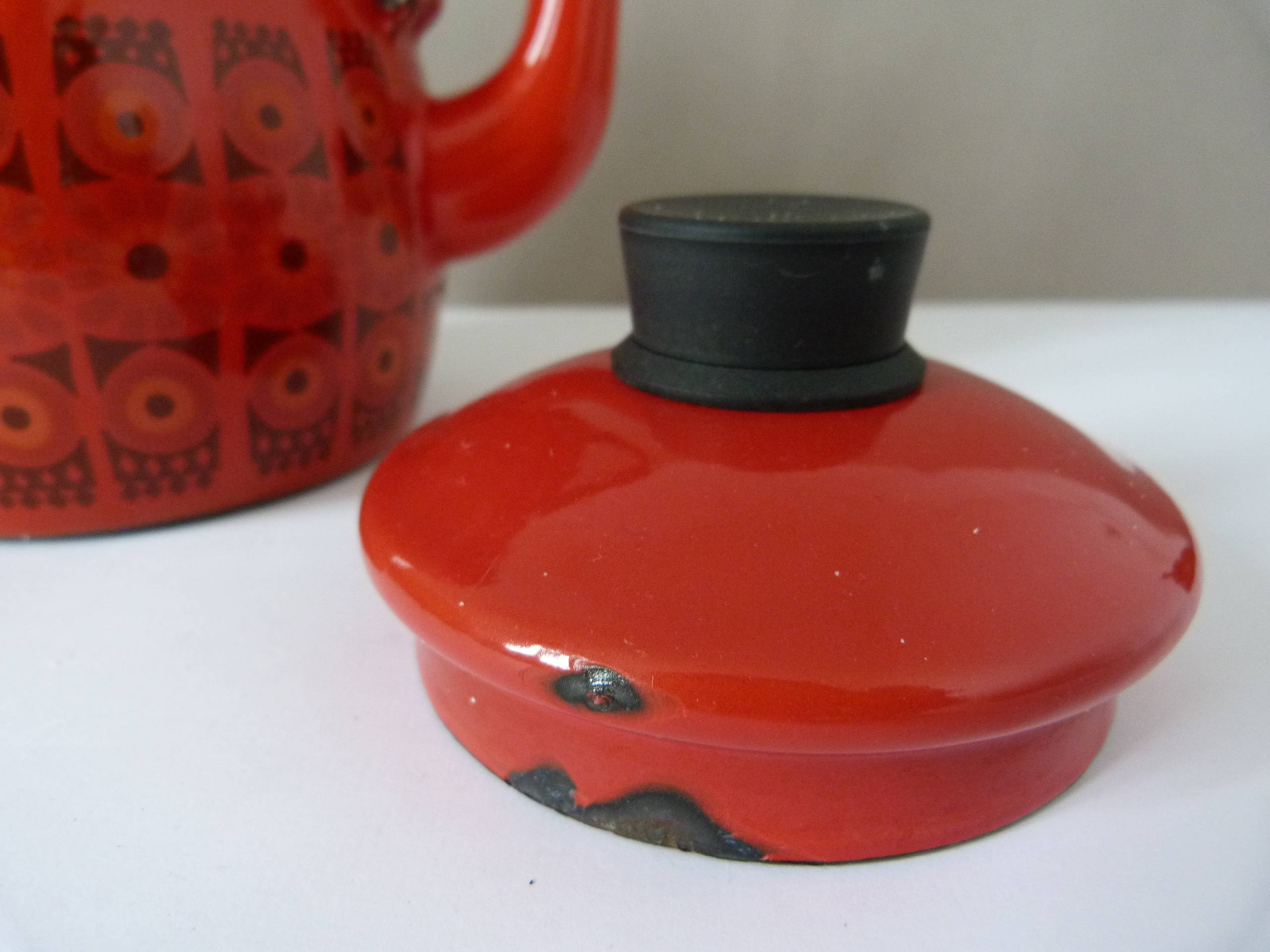 Vintage Finel of Finland Enamel teapot / kettle