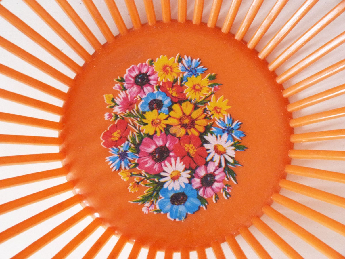 1970s vintage Plastic fruit bowl