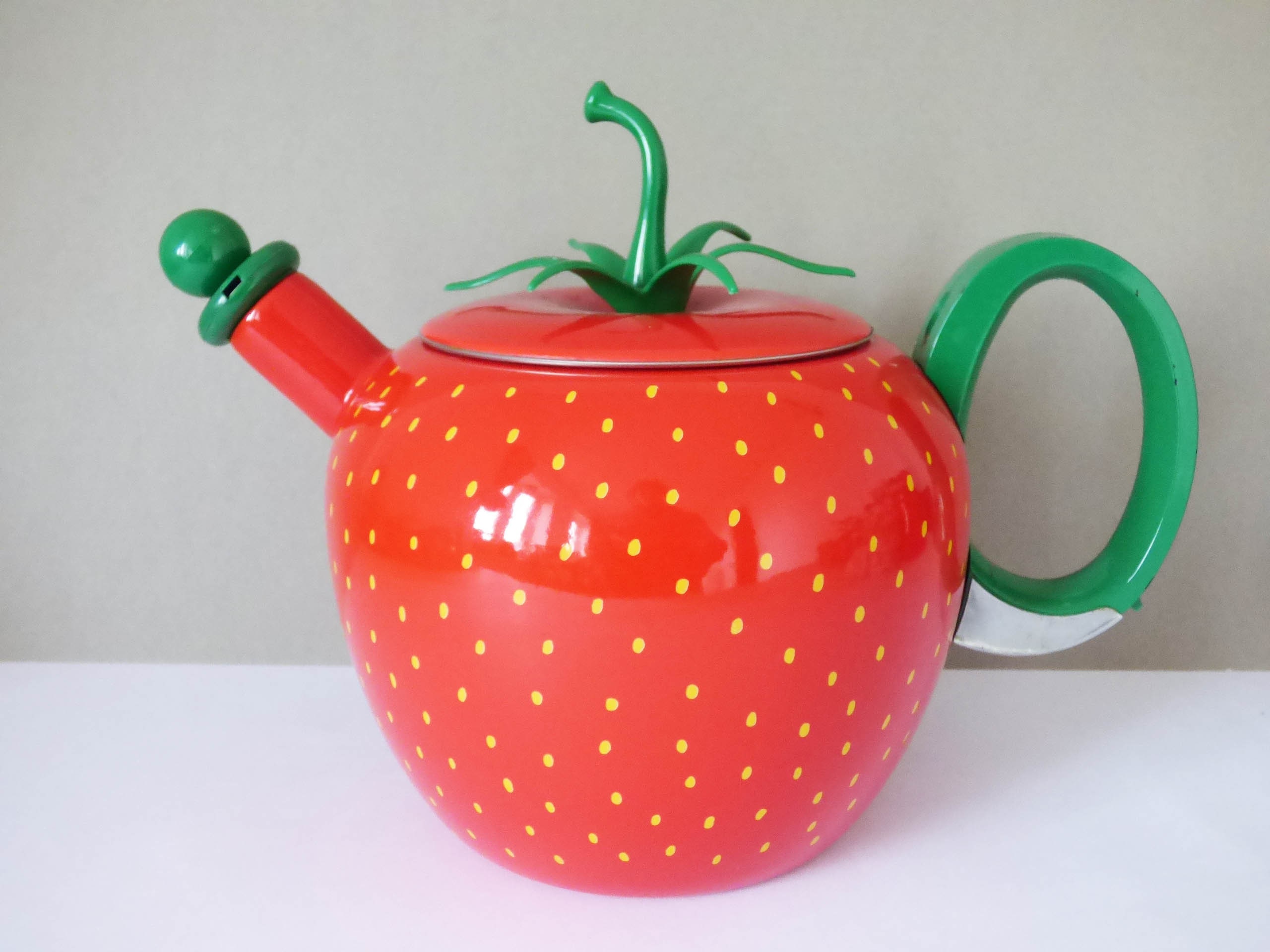 Copco, Kitchen, Vintage Copco 807 Red Apple Kettlepot 225qt W Lid And  Whistle