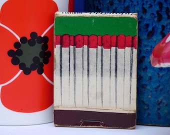 Vintage Match book - Risqué Topless pin up ladies - French Surprise matches - 1960s Allumettes Surprise -