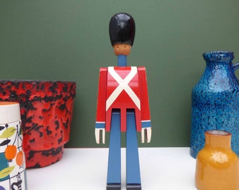 Vintage Kay Bojesen wooden soldier - Wooden MCM Toy - collectible wooden toy - Mid Century Modern Danish Toy Soldier