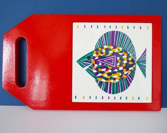 Fish tile Cheese board / trivet attributed to Stig Lindberg - Vintage - Mid Century Modern - Scandinavian Home