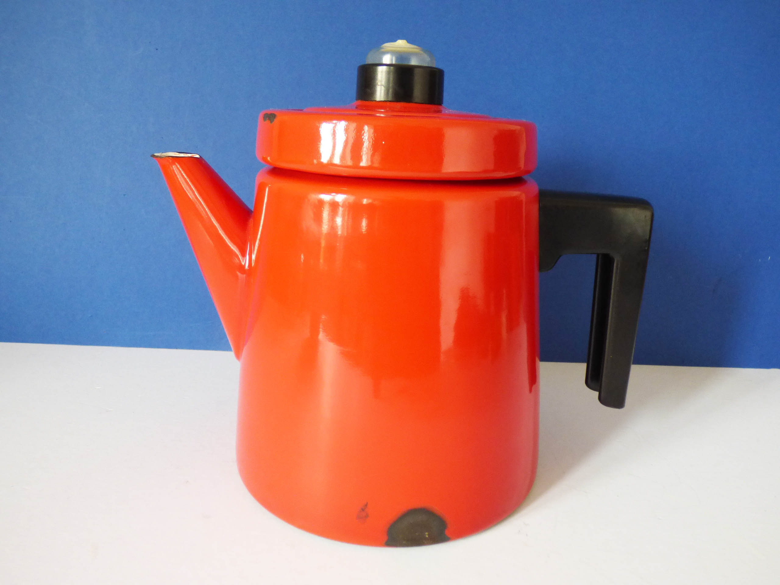 Enamel percolator coffee pot top