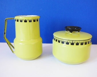 1960's Glud Marstrand Dan Kok Milk jug and suger bowl