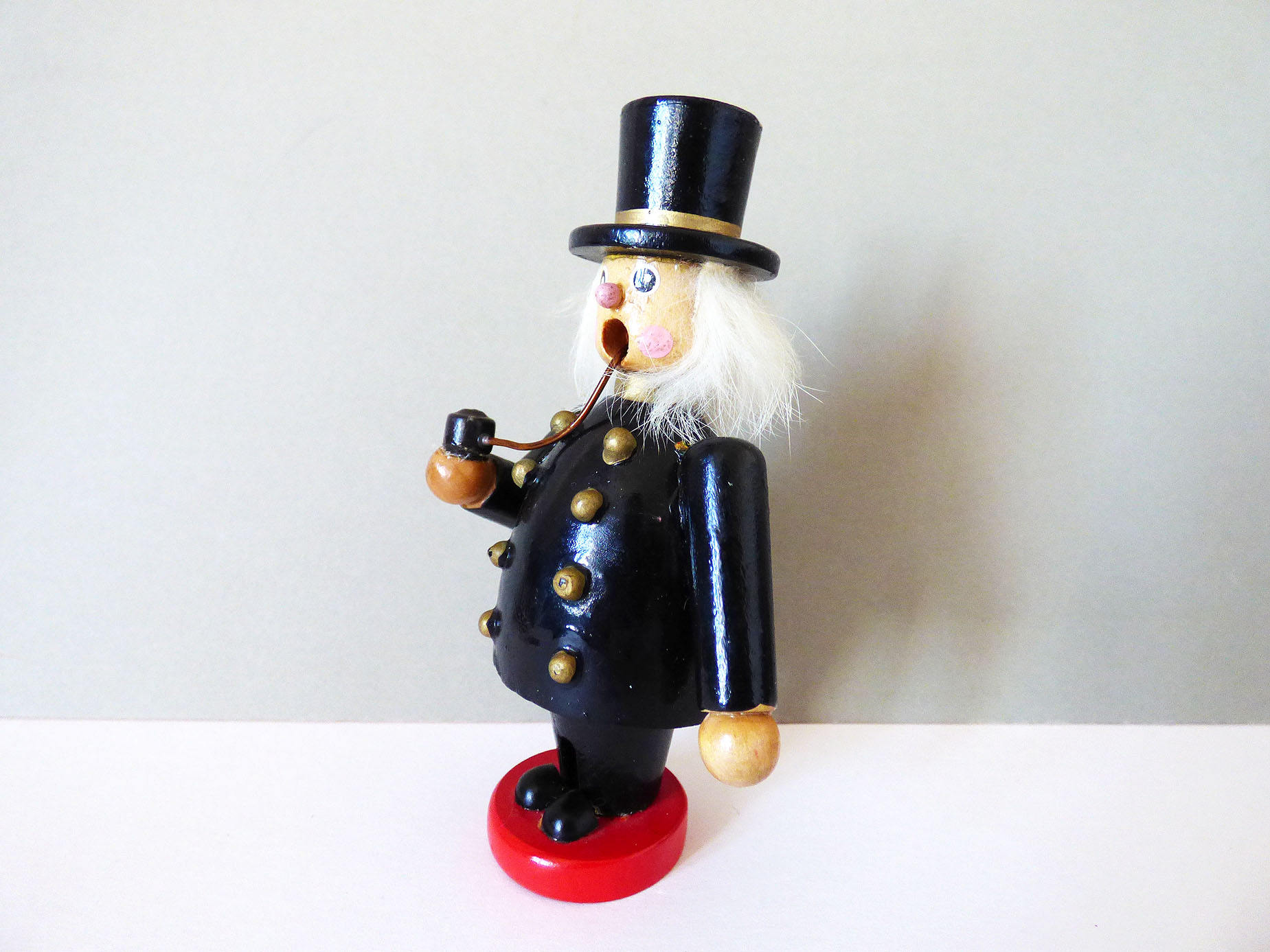 Incense burner Smoking man Vintage West German