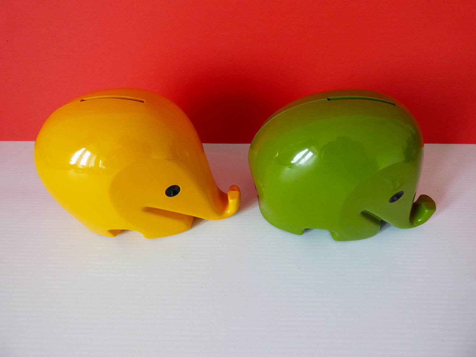 Colani Elephant money box Vintage design classic medium sized Yellow or