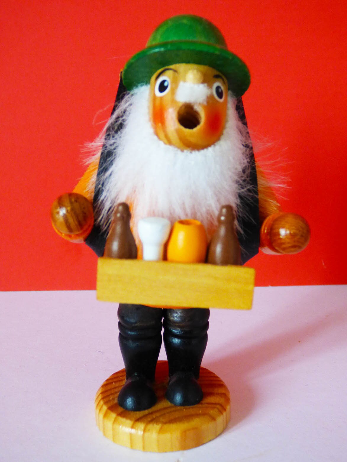 Incense burner Smoking man Vintage West German