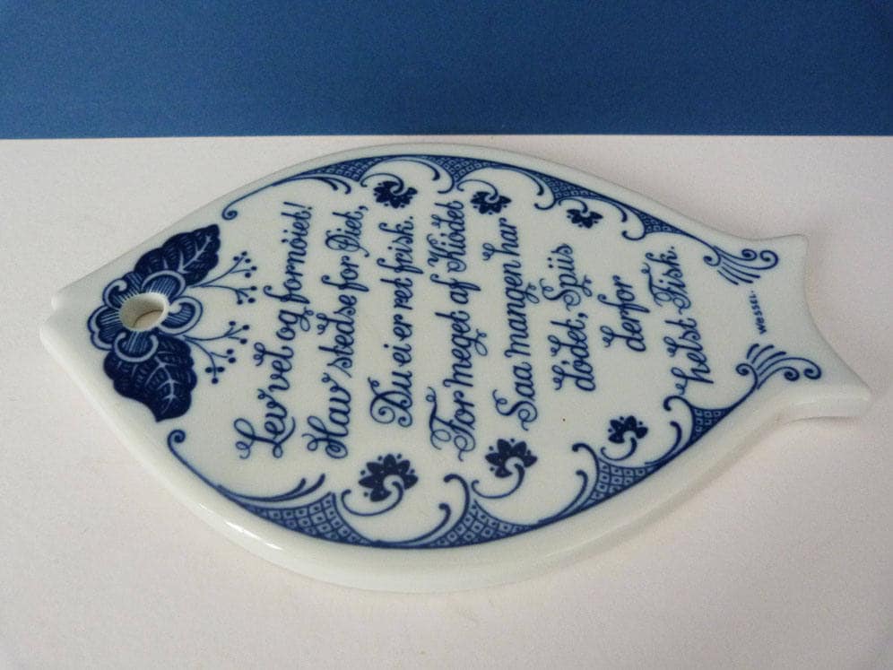Porsgrund vintage trivet / cheese board Norway