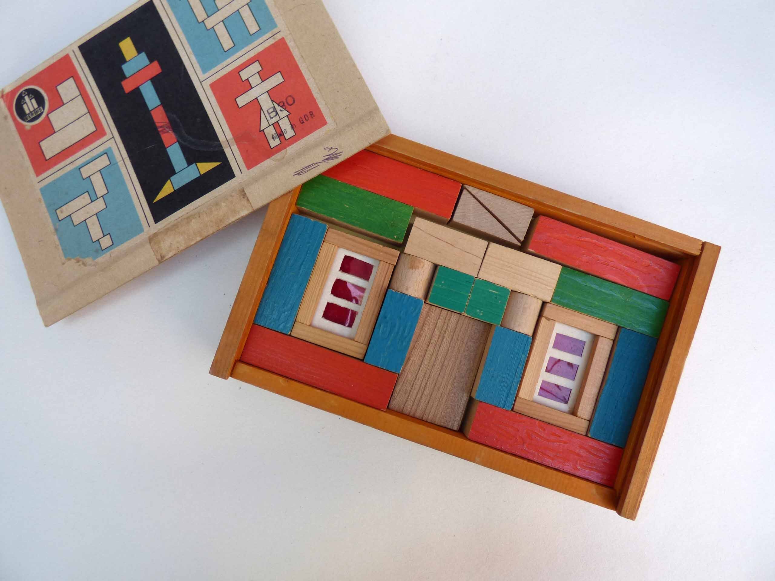 Wooden building toys from the best sale 60's