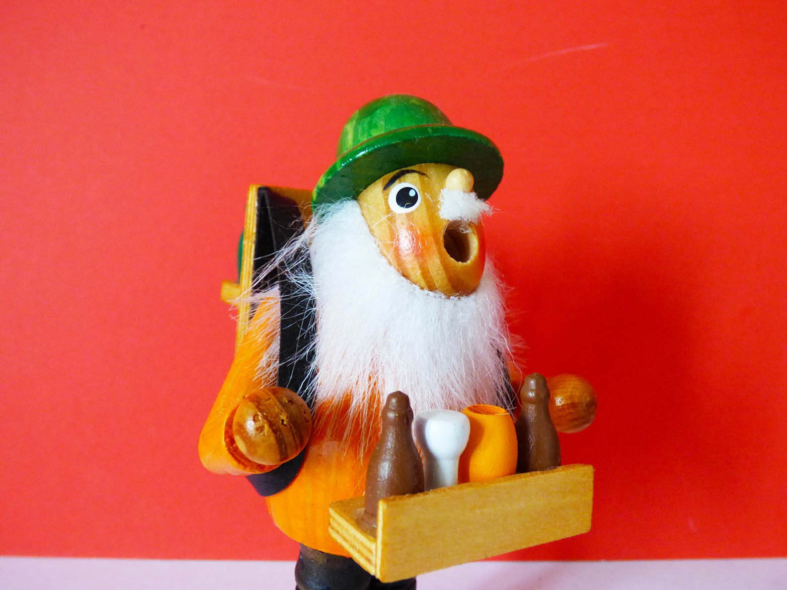 Incense burner Smoking man Vintage West German