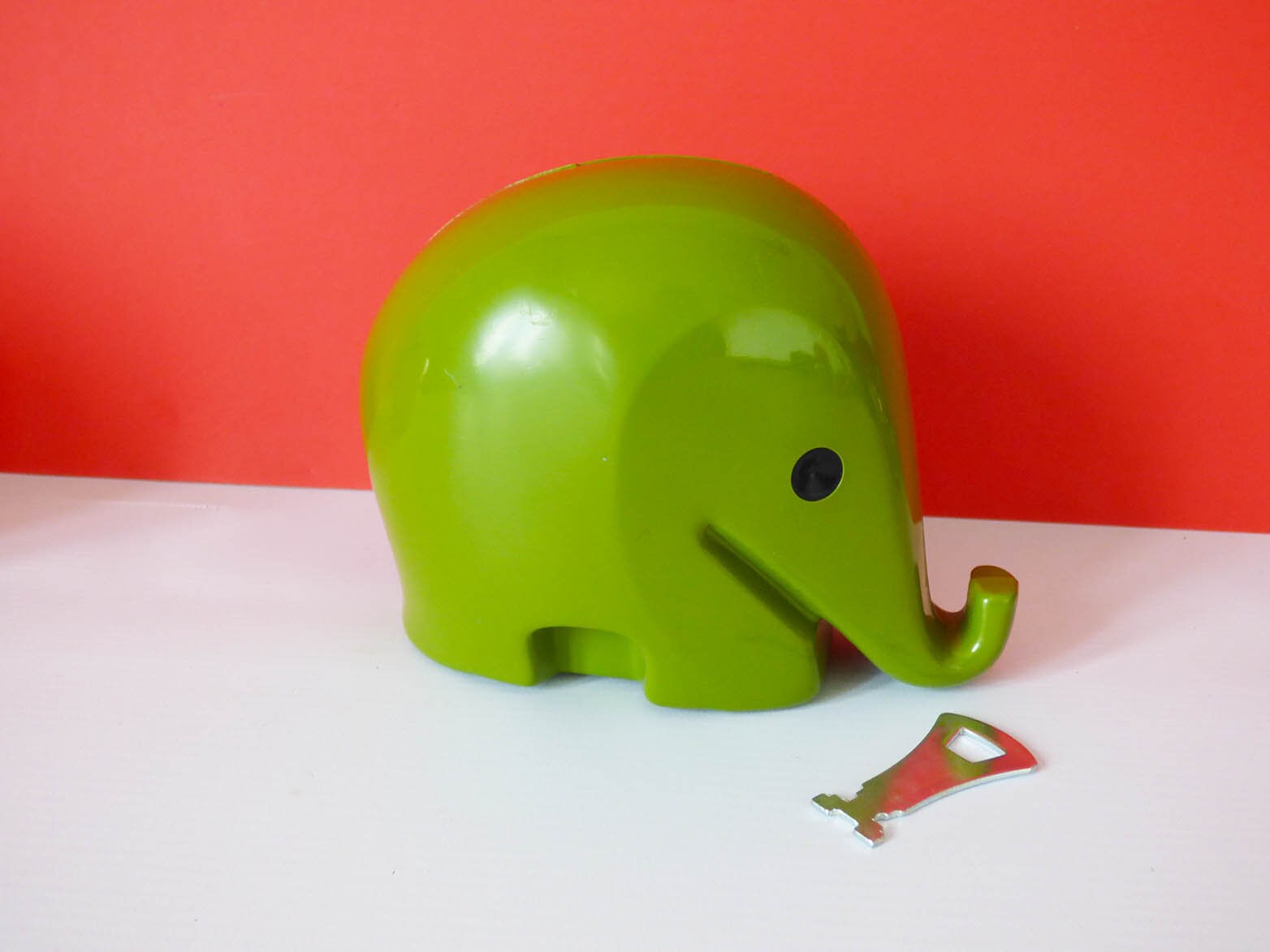Colani Elephant money box Vintage design classic medium sized Yellow or
