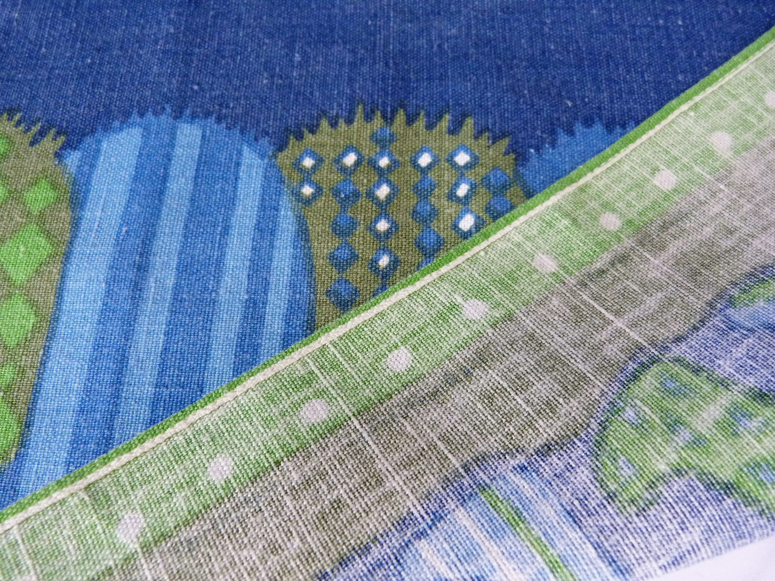 Catapillar table runner / wall hanging Almedahls Sweden