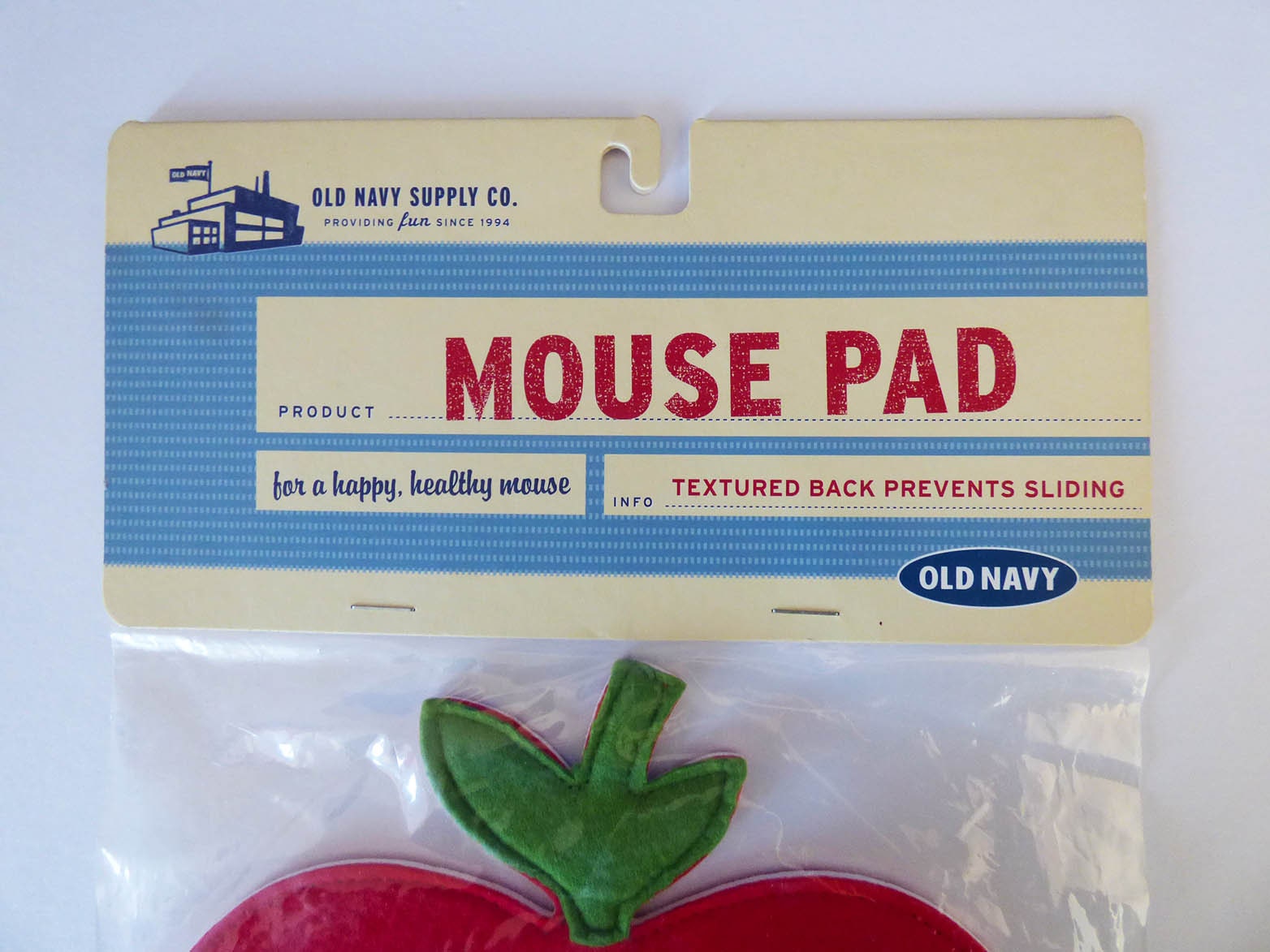 Mouse mat Apple shaped