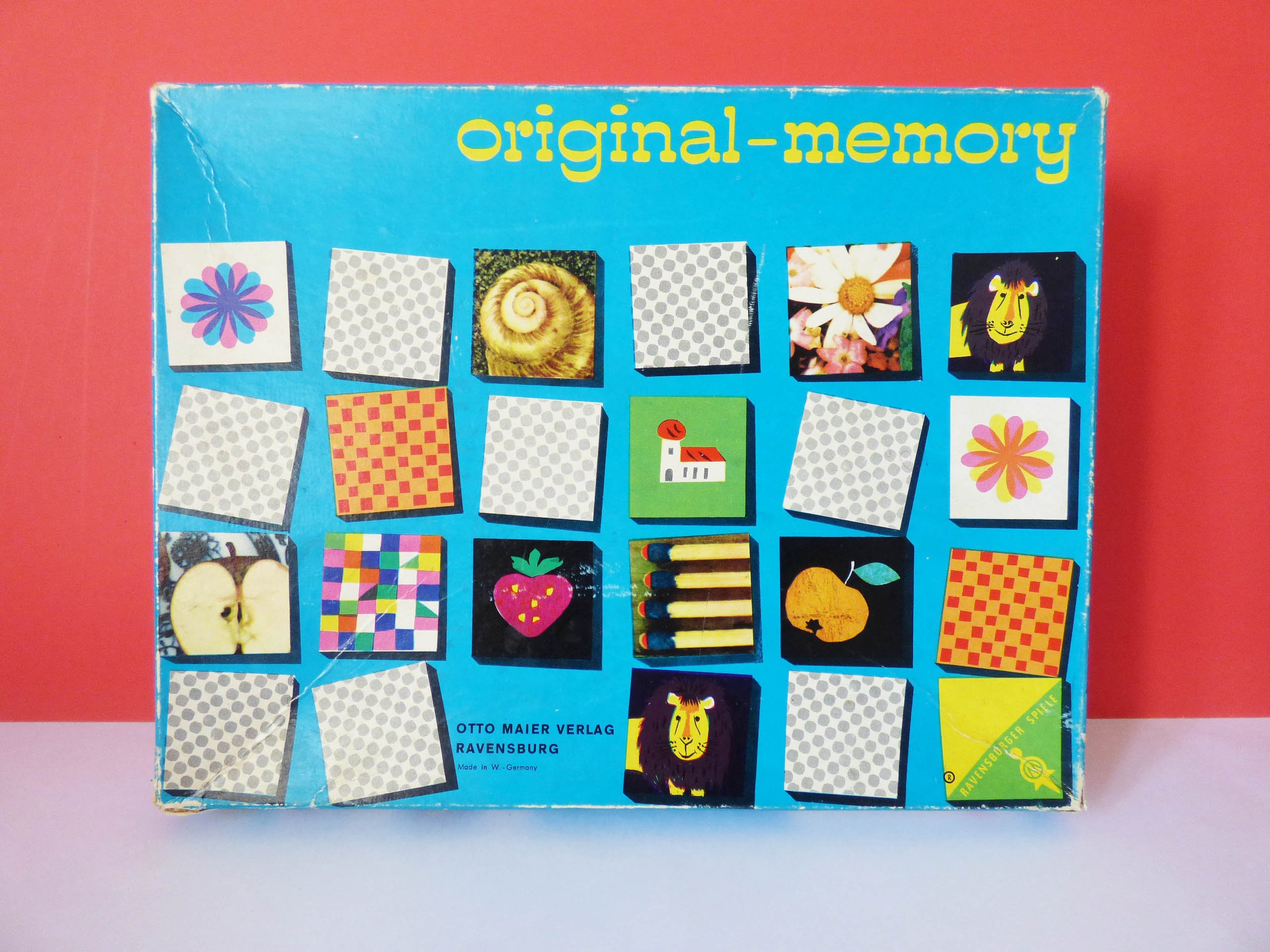 Hoe Hollywood klei Original memory game Charles Eames cards 1960's