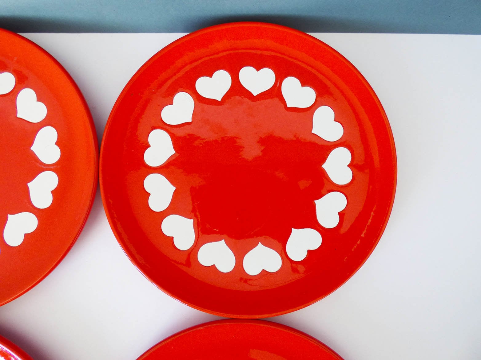 Reserved Waechtersbach heart design side plates