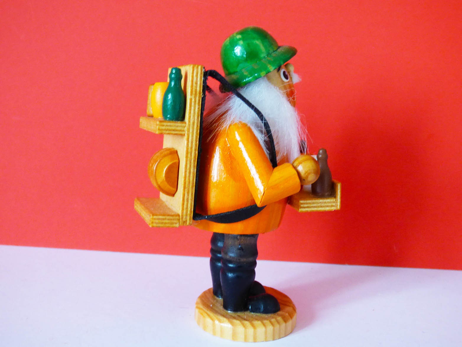 Incense burner Smoking man Vintage West German