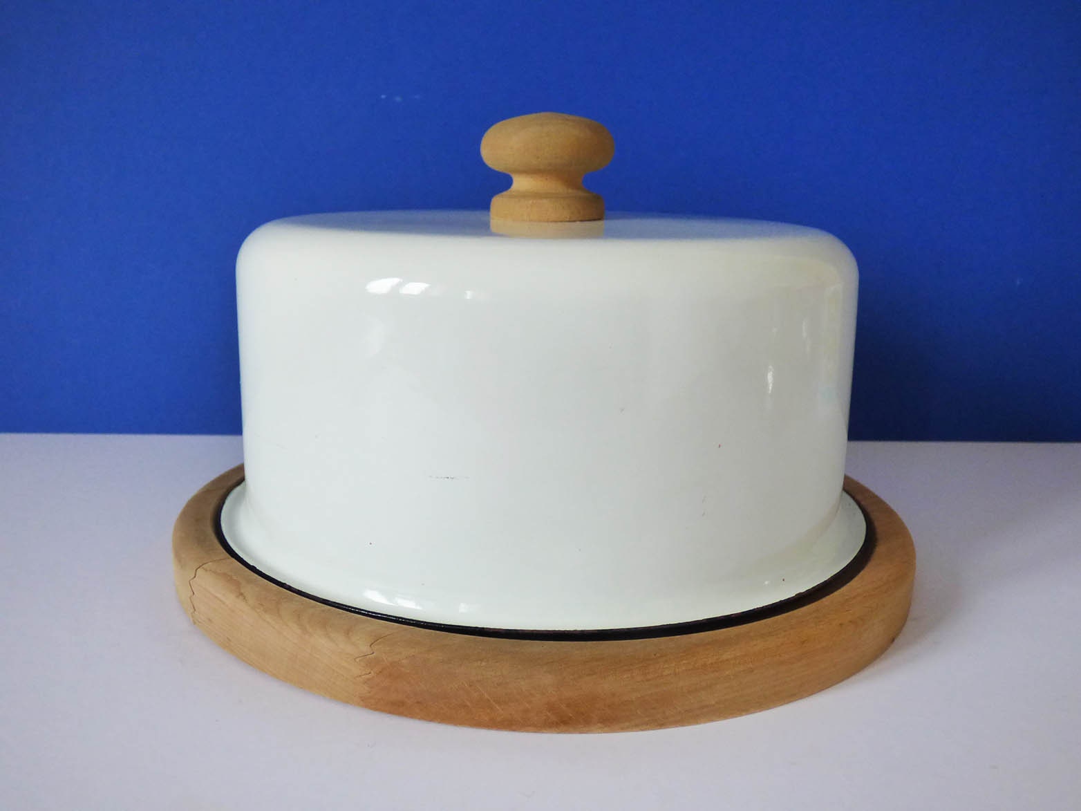 Vintage Enamel cheese dome