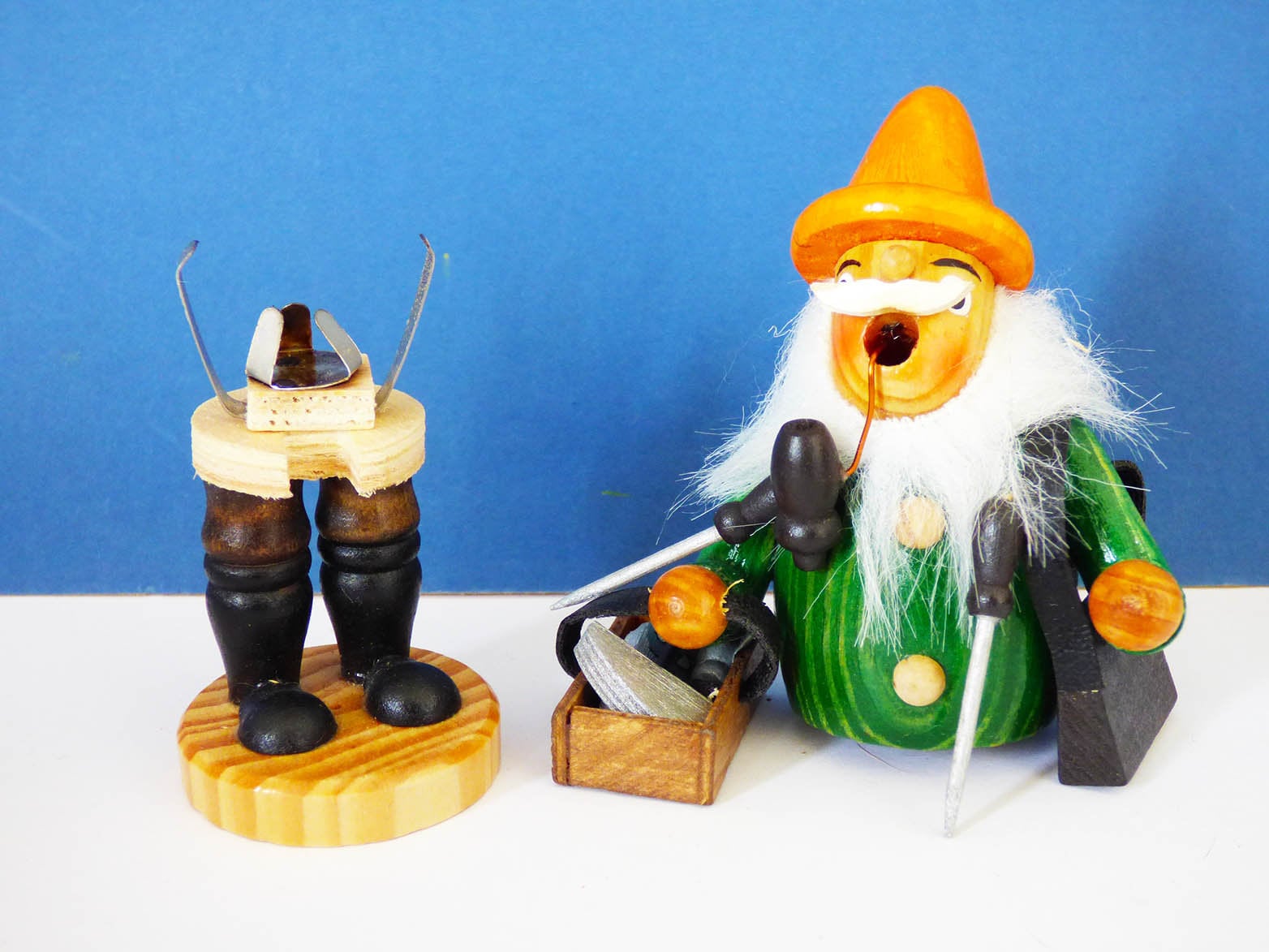 Incense burner Smoking man Vintage West German