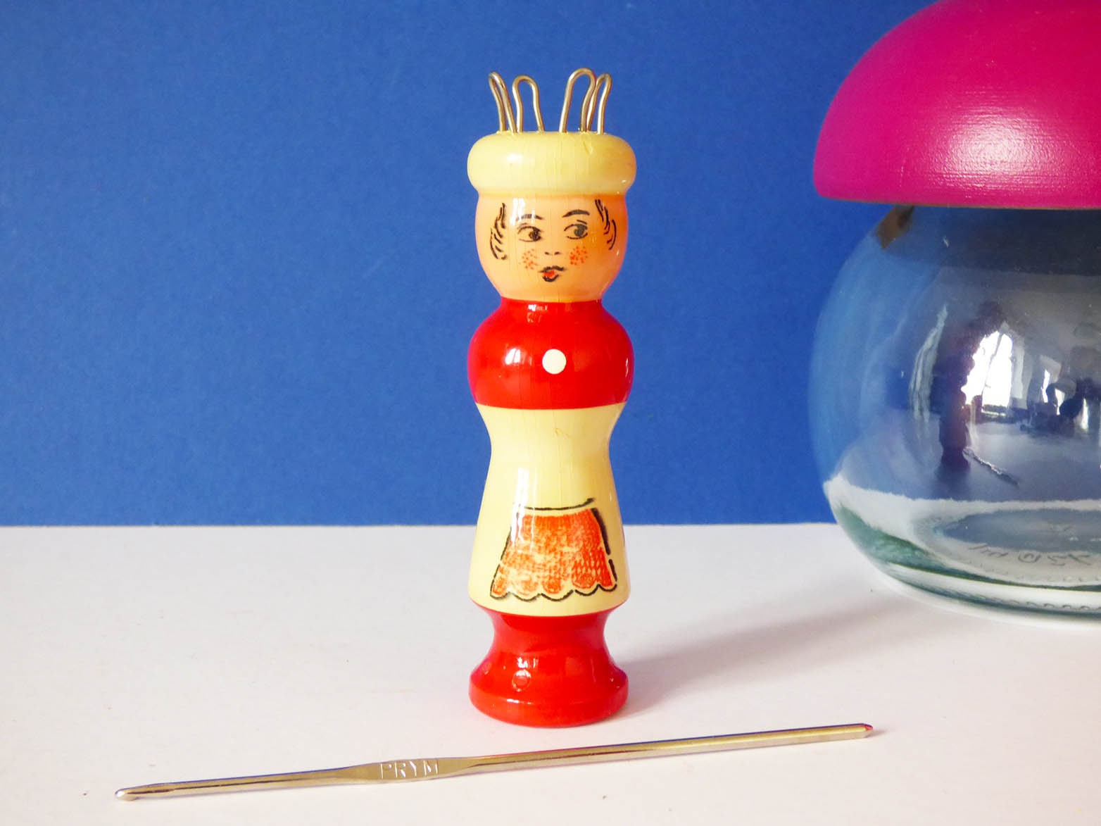 Vintage knitting nancy knitting tool spool