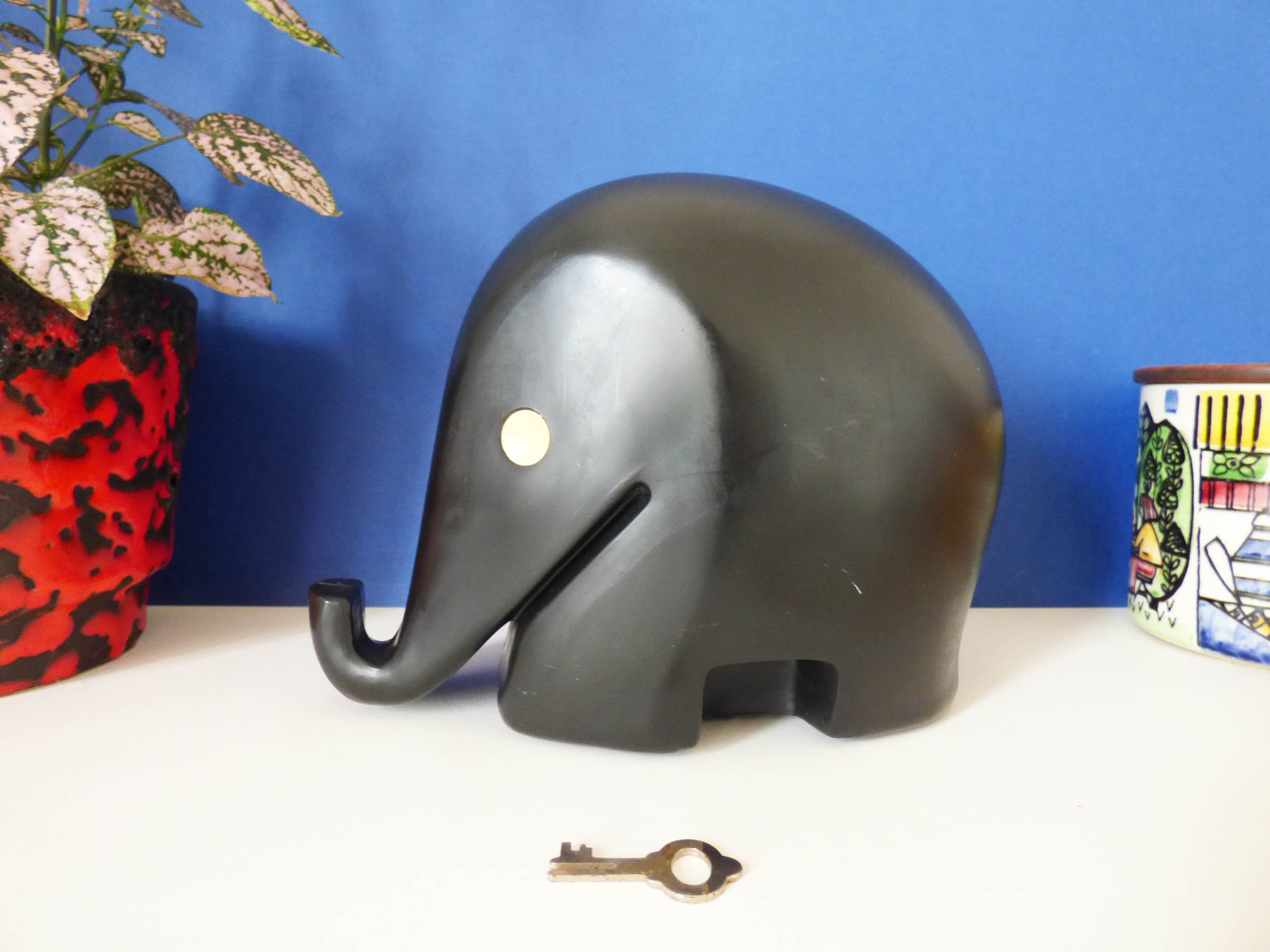 Giant Colani Elephant money box Vintage classic XL sized