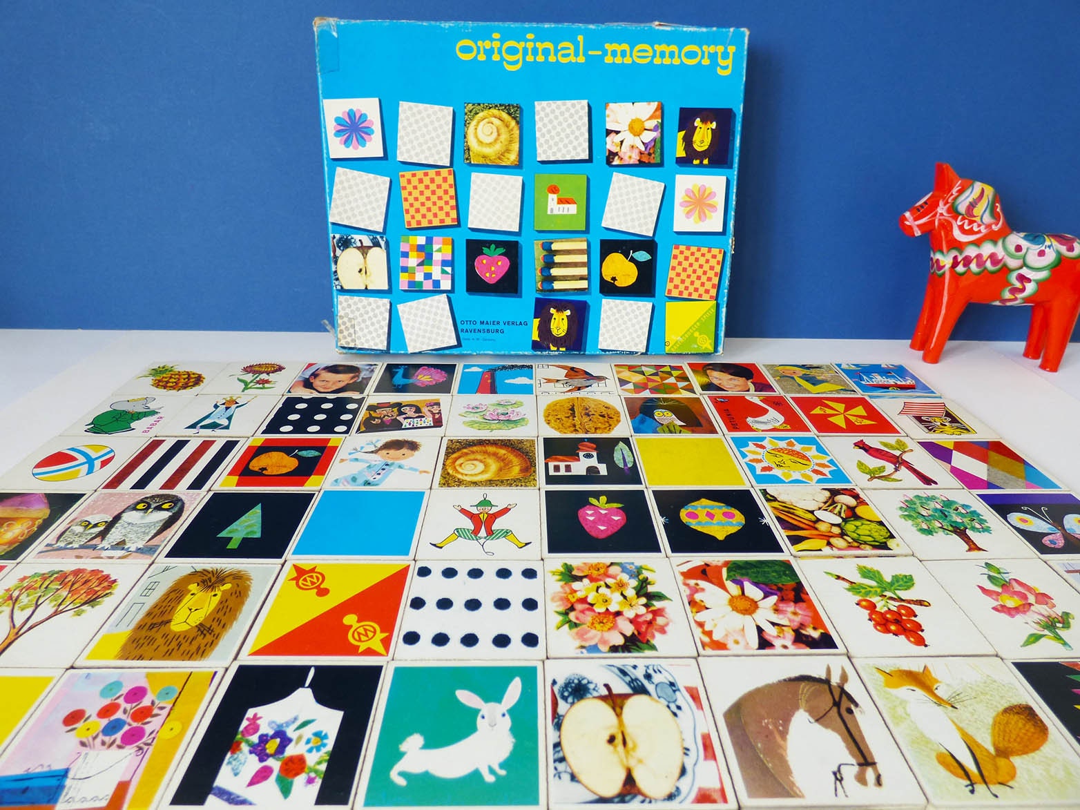 Memory game complete Ravensburger Otto Maier 1960s
