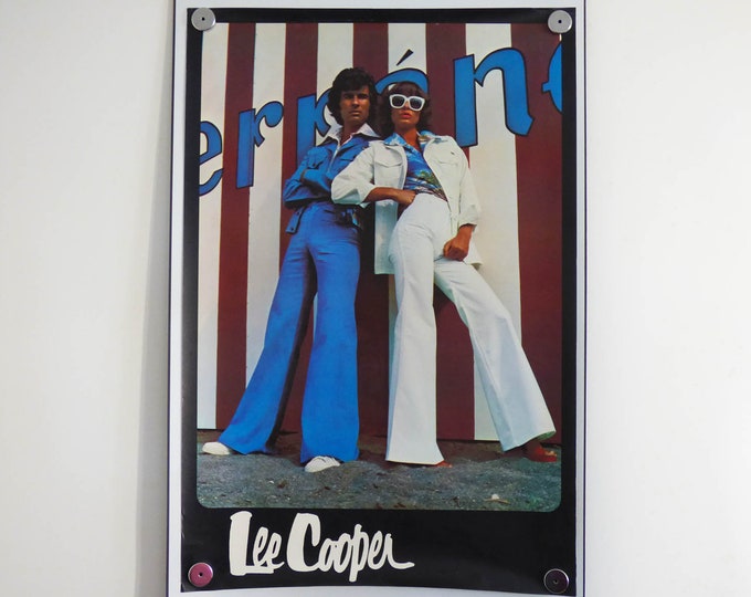 1970's Lee Cooper jeans poster Linder Max Original