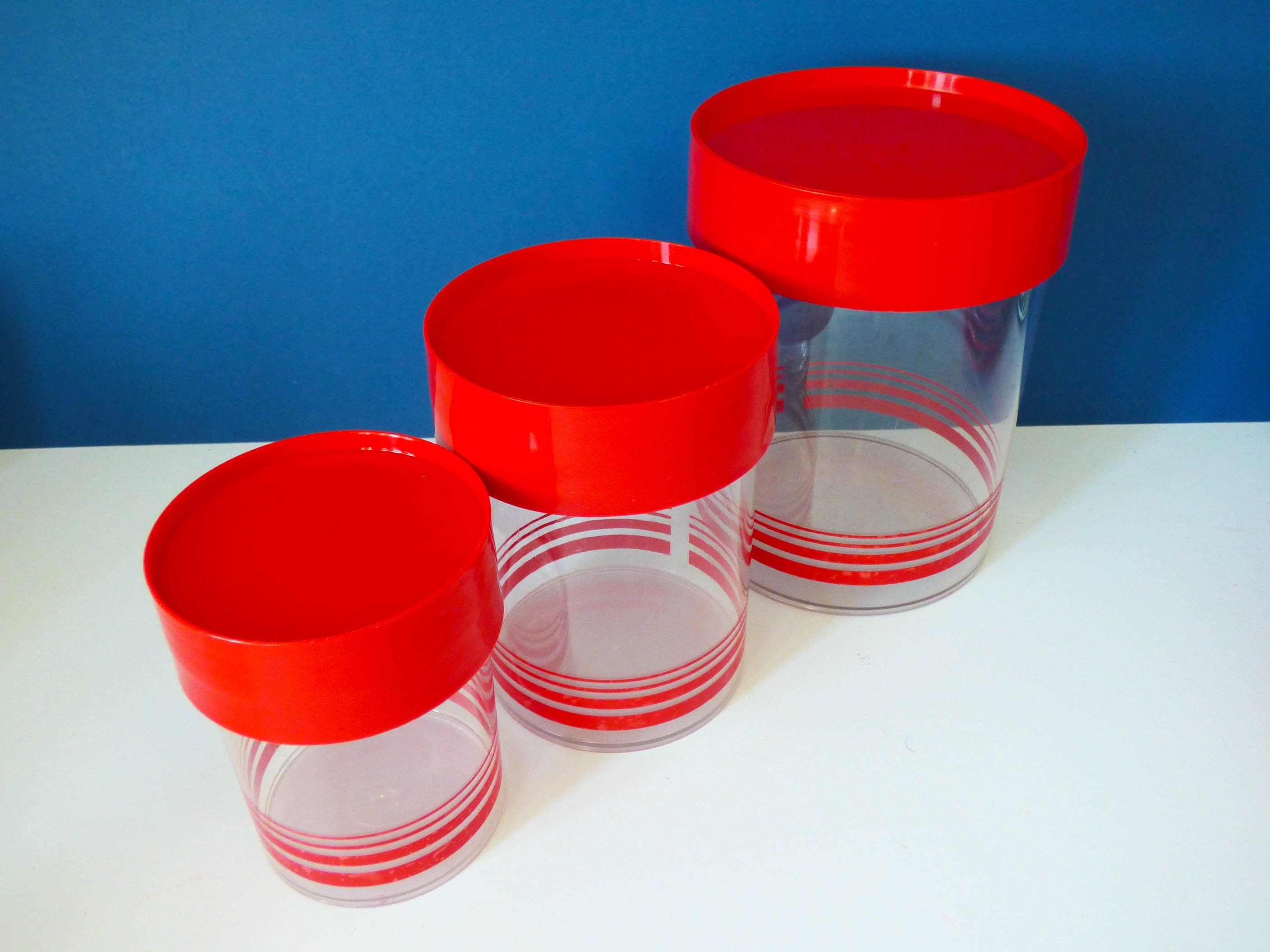 Eric Kold Danish plastic screw lid storage jars